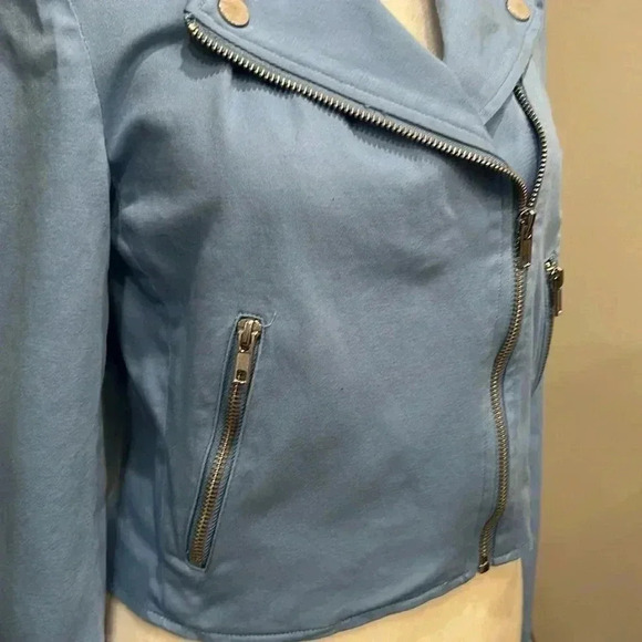 Color Me Courtney Dennis Biker Jacket 2 - Picture 4 of 11